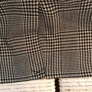The Limited Plaid Houndstooth Pencil Skirt